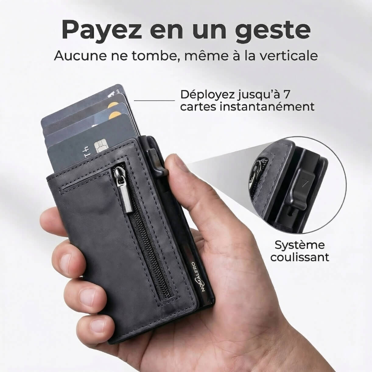 Portefeuille compact RFID | NOMALERO™ - NOMALERO