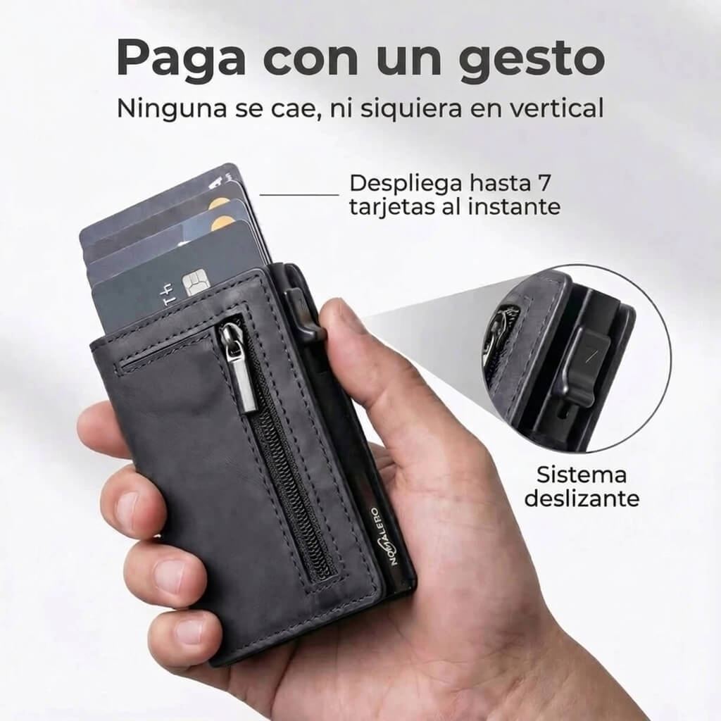 Paga con un gesto: despliega hasta 7 tarjetas al instante